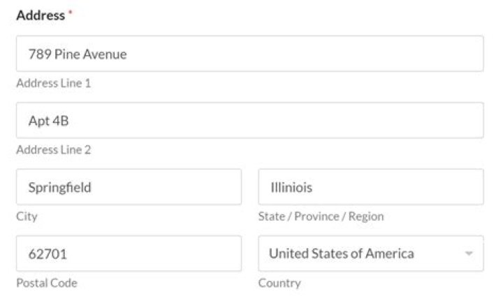 Understanding The Format Of A US Address Example